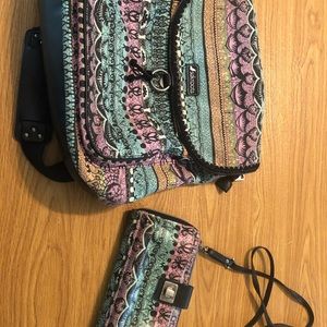 Sakroots convertible backpack and crossbody.